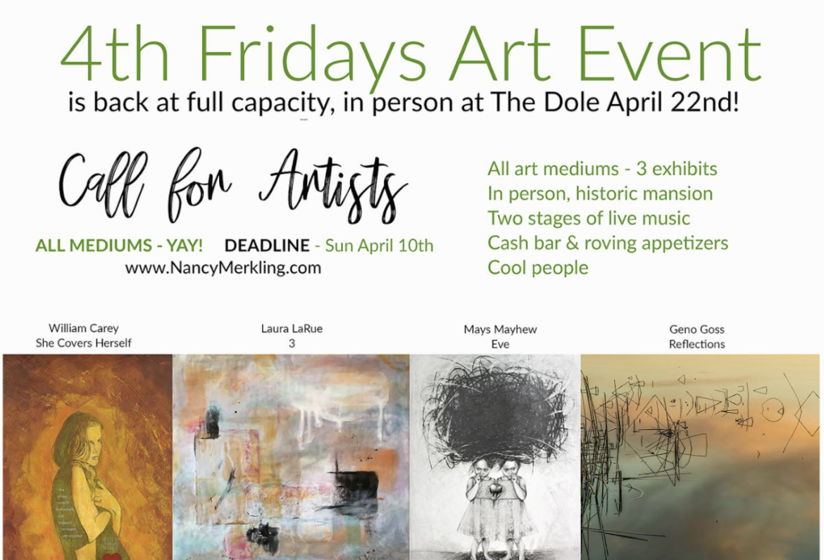 Call for ALL Artists for NMP’s 4th Fridays Art Event!