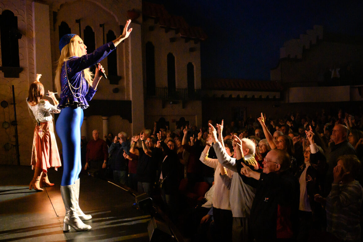 ABBA Tribute at Raue Center has Audience on their feet