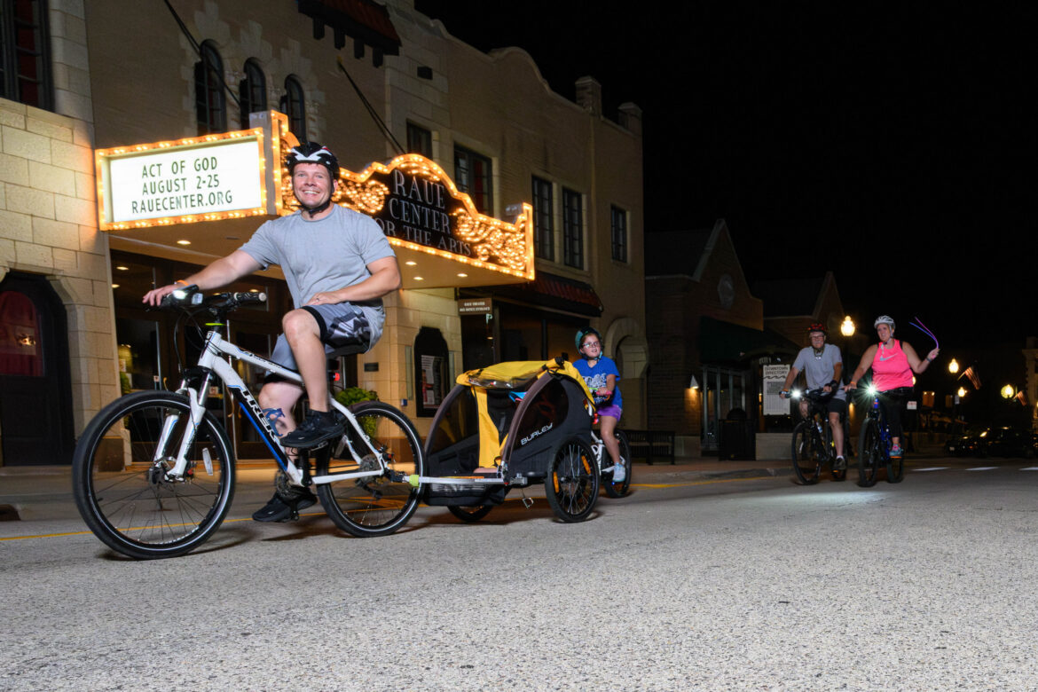 Bicycle Riding at Night